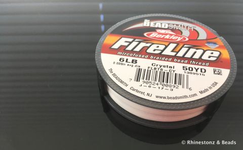 FireLine Bead Thread Crystal 6LB - 50 yard Roll